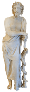 Asclepio - Mitología sanitaria, dioses griegos de la medicina y la salud